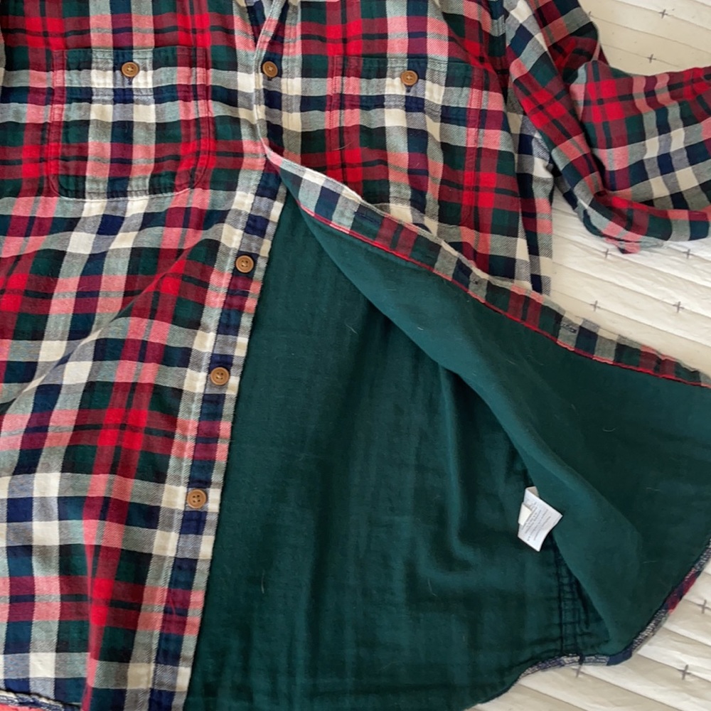 J Crew Mercantile Flex Checked Button Down L - image 5